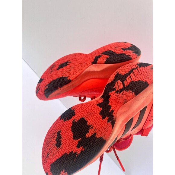 Adidas Orange Basketball Shoes - Cross Em Up 5k US 2.5 UK 2 - Picture 7 of 8